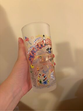 Catstudio Maryland State Glass Cup